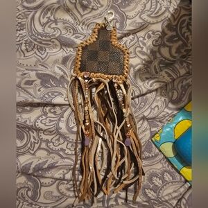 Mystery Cow tag purse charm